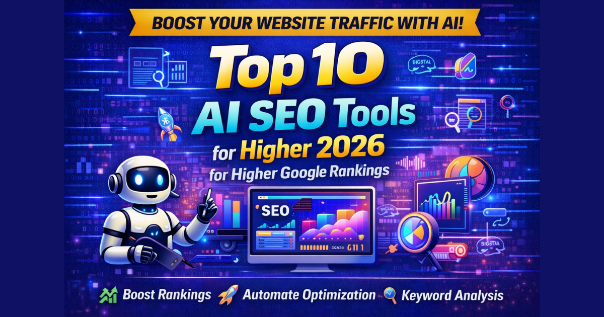 Top 10 AI SEO Tools in 2026 for Higher Google Rankings